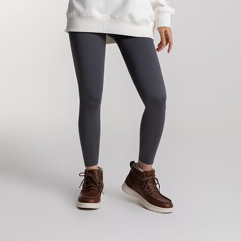 Athlefit Lace's Lace Up Otkle Boots غير رسمية مريحة خفيفة الوزن المشي مسطح الجوارب في الكاحل in Saudi Arabia