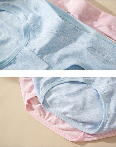 X Element | Maternity Underwear Cotton Postpartum Panties V-Front Under the Bump 5/Pk Multi Color in Kuwait