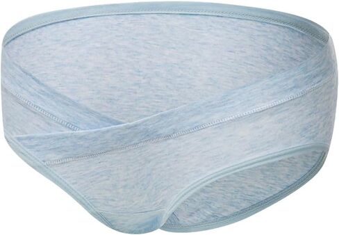 X Element | Maternity Underwear Cotton Postpartum Panties V-Front Under the Bump 5/Pk Multi Color in Kuwait