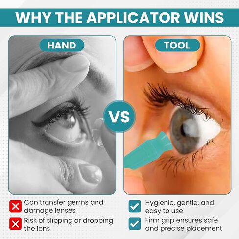 Sports Vision's 3 Pieces Orange Contact Hard Lens Only Suction Holder Inserter/Remover Prosthetic Eyes & Scleral Lenses in Kuwait
