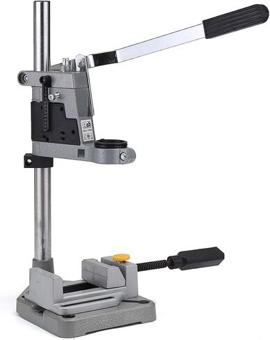 Plunge Power Drilling Stand Holder Bench Pillar Pedestal Clip + Drill Press Vise in Saudi Arabia