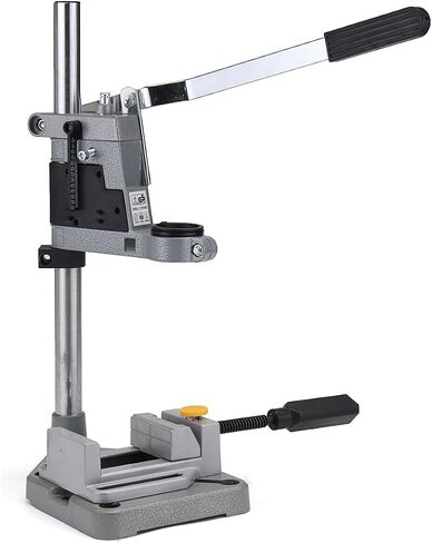 Plunge Power Drilling Stand Holder Bench Pillar Pedestal Clip + Drill Press Vise in Saudi Arabia