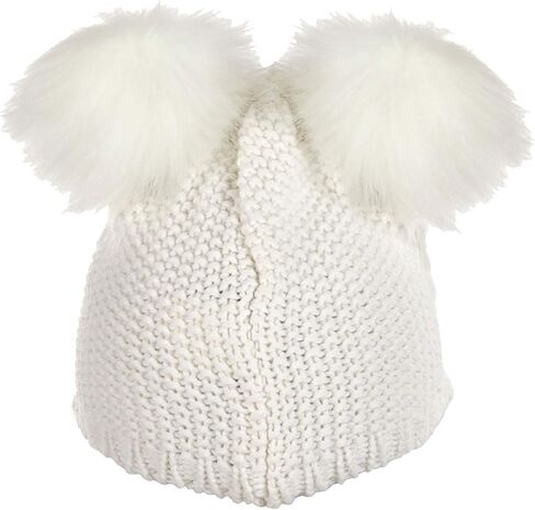 Elope Toddler Hedwig Knit Hat - منقار وعيون مطرزة ، ريش الفرو المزيف ، مرخص رسميًا in Saudi Arabia