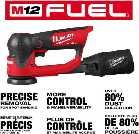Milwaukee Electric - M12 الوقود 3 بوصة التفاصيل المدارية Sander in Saudi Arabia