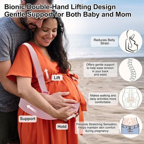 Pregnancy Belly Band, Belly Band with Adjustable Straps, Belly Band for Pregnant Women, Maternity Belt in Saudi Arabia