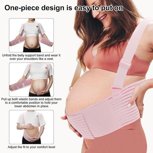 Pregnancy Belly Band, Belly Band with Adjustable Straps, Belly Band for Pregnant Women, Maternity Belt in Saudi Arabia