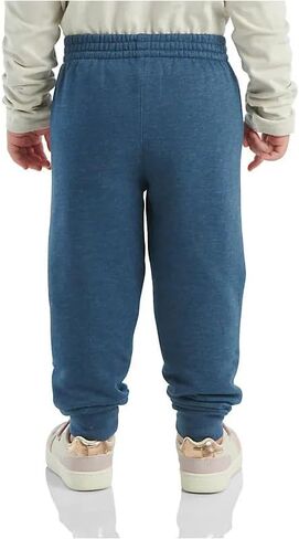 Carhartt Baby Girls Kids 9482 Fleece Logo Sweatpant ، Lagoon Heather- 4 Toddler in Saudi Arabia