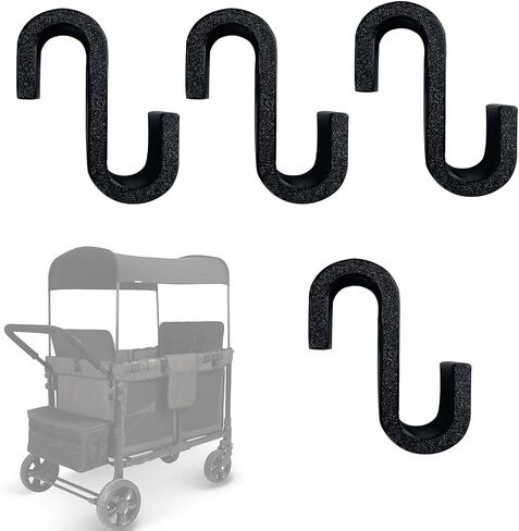 Multipurpose Side Hook Compatible with Wonderfold Wagon Durable and Load-Bearing Hook (4pcs) in Kuwait