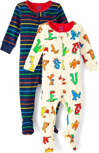 The Children's Place Unisex Baby and Toddler 100% Cotton Long Sleeve Zip Front One Piece Footed Pajamas,Sleep & Play in Saudi Arabia
