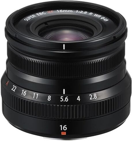 FUJIFILM XF 16mm f/2.8 R WR Lens (Black) Bundle with Travel Bag + 32GB Memory Card + More in Saudi Arabia