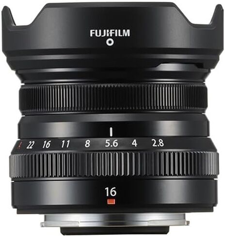 FUJIFILM XF 16mm f/2.8 R WR Lens (Black) Bundle with Travel Bag + 32GB Memory Card + More in Saudi Arabia