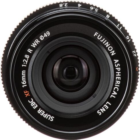 FUJIFILM XF 16mm f/2.8 R WR Lens (Black) Bundle with Travel Bag + 32GB Memory Card + More in Saudi Arabia