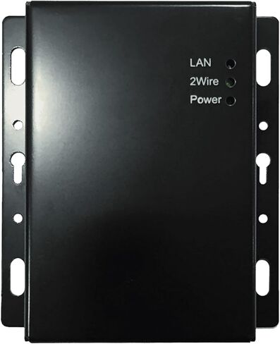 محول SW-02 IP-2-Wire لأنظمة مراقبة CCTV مع دعم POE ، تصميم أنيق ، مصدر طاقة 48 فولت ، ما يصل إلى 100 متر من Ethernet in Kuwait