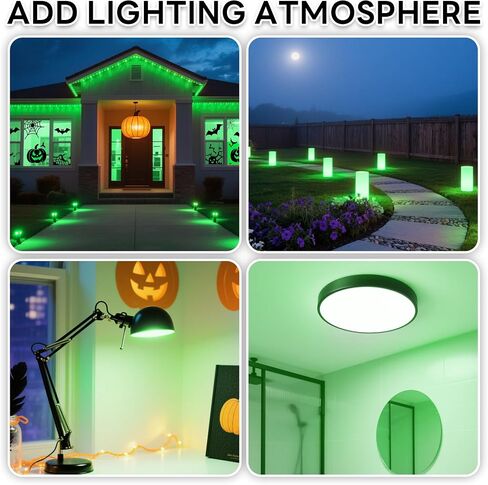 Arespark Clear Green Light Filter Vinyl Wrap, 4in x 20ft DIY Transparent Filter Film Sheets Stickers for Christmas Halloween Landscape, Table Lamps, Garden Lights, Glass Doors Windows, Fog Lights in Kuwait