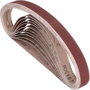 20 Pack Sanding Belts 1/2 x 24 Inch 120 Grit Aluminum Oxide Abrasive Belt Sander Paper for Belt Sander Metal Grinding Wood Working Weld Rust Removal in Kuwait