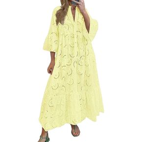 النساء العيش الطويل المتقدم للسيدات ثاتير مزدوج الفساتين الفضفاضة in Kuwait