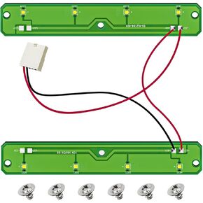 HPUY W11043011 ثلاجة LED ضوء متوافق مع Whirlpool Kenmore Maytag Amana Ikea ثلاجة وحدة إضاءة LED استبدال واستبدال W10866538 EAP12070396 4533926 PS12070396 AP6047972 in Kuwait