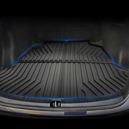 مجموعة سجادات أرضية OEDRO مكونة من 3 صفوف متوافقة مع 2013-2023 Toyota 4Runner، تتضمن بطانات المجموعة الكاملة للصف الأول والثاني باللون الأسود in Kuwait