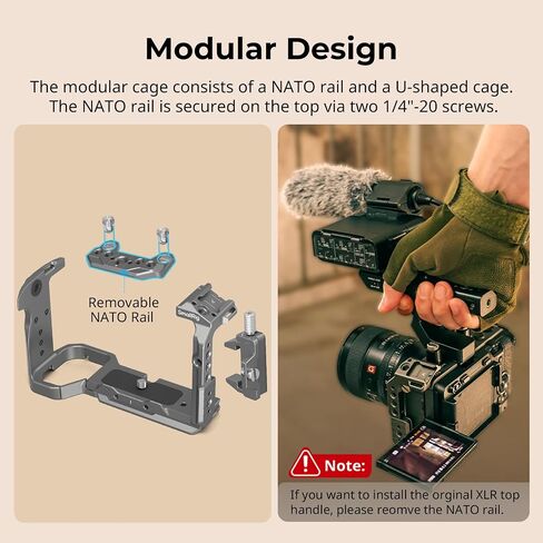 SmallRig FX3 / FX30 Hawklock Cage + مقبض جانبي دوار مع TRIGGER REC in Saudi Arabia