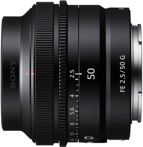 Sony Fe 50mm F/2.5 G Lens (SEL50F25G) PORTRAIT المدمجة والتصوير الفوتوغرافي E - MOUNT CIT in Saudi Arabia