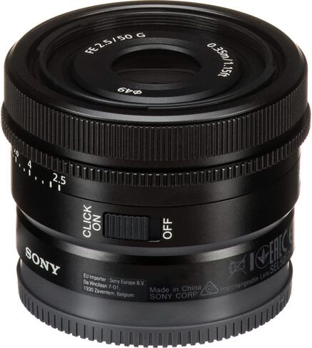 Sony Fe 50mm F/2.5 G Lens (SEL50F25G) PORTRAIT المدمجة والتصوير الفوتوغرافي E - MOUNT CIT in Saudi Arabia