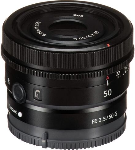 Sony Fe 50mm F/2.5 G Lens (SEL50F25G) PORTRAIT المدمجة والتصوير الفوتوغرافي E - MOUNT CIT in Saudi Arabia