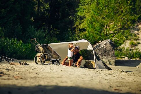 Thule Wind & Sun Tarp - UPF50+ and PFAS-Free Fabric - Tool-Free Installation - Compatible Chariot Urban Glide 2, 3 and 4-Wheel in Saudi Arabia