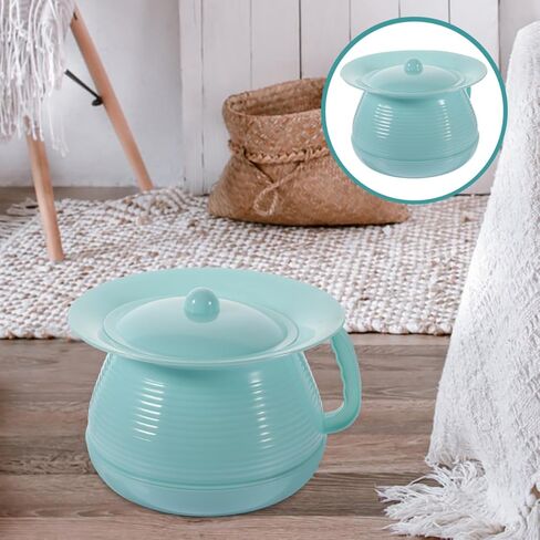 Chamber Pot Urinal Bottles Urine Pot Potty Pee Bucket Bedside Urinal with Lids Portable Toilet Spittoon for Home Hospital Adults Elderly Pregnant Car Travel Use Random Color in Saudi Arabia