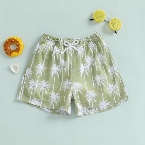 Twopumpkin Toddler Boy Swim Trunks with Compression Liner Little Boys Bathing Suit Swimsuit Swimming Shorts in Saudi Arabia