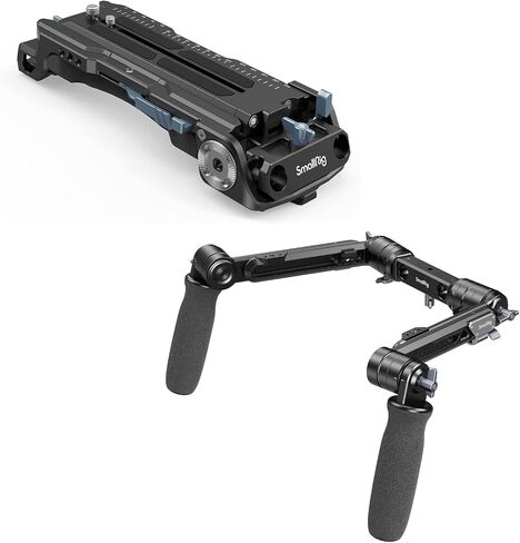 صغار صفيحة الكتف السريعة لفرقة الكتف Sony FCT-14 محول ثلاثي القوائم + مقبض مزدوج للكتف لقضبان LWS 15 ملم in Saudi Arabia
