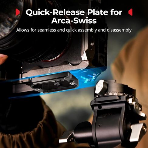 SmallRig Classic Shoulder Rig Kit + Universal Mount Plate Kit with Dual 15mm Rod Clamp in Saudi Arabia