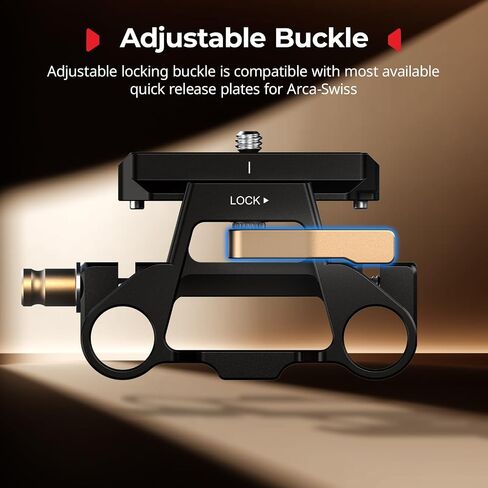 SmallRig Classic Shoulder Rig Kit + Universal Mount Plate Kit with Dual 15mm Rod Clamp in Saudi Arabia