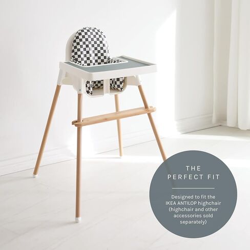 نعم ، مسند قدمي قابل للضغط على السلع العالية (الخيزران) - مسند قدمي على كرسي ايكيا المضاد للوجبات لأوقات وجبات أكثر أمانًا in Kuwait