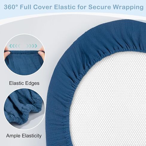 صفائح باسنيت Basumee Baby Bassinet 2 حزمة شاشات شاش باسينيت للأولاد للأولاد بنات ناعم من السرير باسينيت مجهز مع النطاق المرن السفلي 33'x17''x4 '' ' in Kuwait