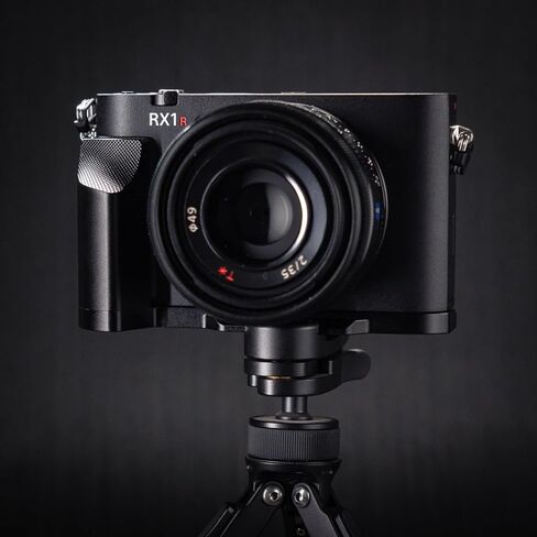 Wood Hand Grip L Plate Aluminum Alloy Base for RX1R3 RX1R III Camera (Black Aluminum) in Saudi Arabia