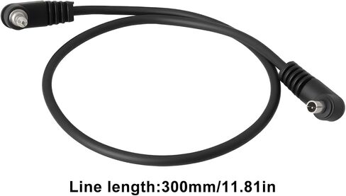 2pcs 3.5mm Plug to Male Flash PC Sync Cord Cable 30CM for Studio Photography in Saudi Arabia