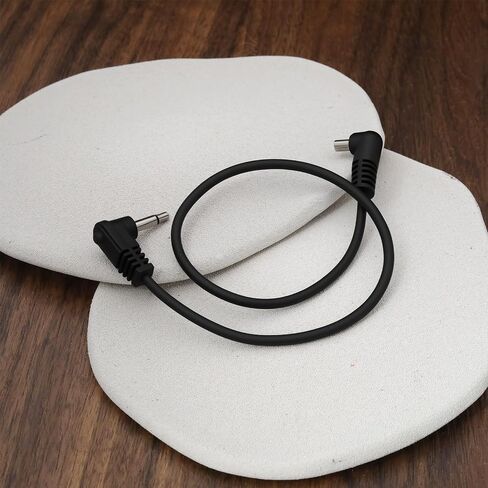 2pcs 3.5mm Plug to Male Flash PC Sync Cord Cable 30CM for Studio Photography in Saudi Arabia