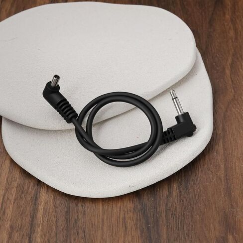 2pcs 3.5mm Plug to Male Flash PC Sync Cord Cable 30CM for Studio Photography in Saudi Arabia