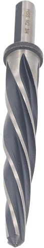 Eujgoov 5 Flutes Spiral Flute Taper Construction Reamer, Taper Bridge Reamer Bit Bridge Reamer, HSS6542 M2 High Speed Steel Reamer Tool with 3/4 Inch Round Shank, Align and Enlarge in Saudi Arabia