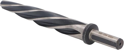 Eujgoov 5 Flutes Spiral Flute Taper Construction Reamer, Taper Bridge Reamer Bit Bridge Reamer, HSS6542 M2 High Speed Steel Reamer Tool with 3/4 Inch Round Shank, Align and Enlarge in Saudi Arabia