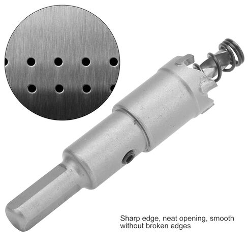 Cemented Carbide Hole Saw Cutter, Hard Alloy Drill Bit Opener, Electrician Hole Cutters for Metal Plate with Spring and Hex Wrench (φ27mm) in Kuwait