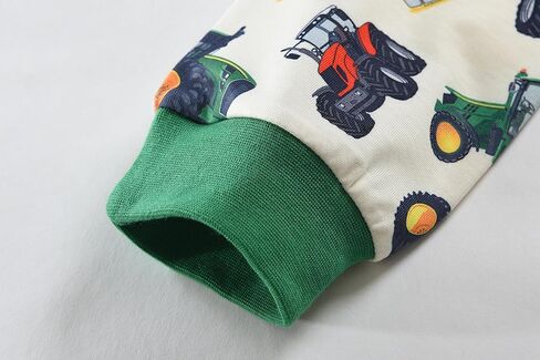 CM-KID Toddler Boys Pajamas 2 قطعة PJS تعيين الأكمام الطويلة أعلى وسروال الأطفال ملابس بيجاما مجموعات ملابس نوم الشتاء 2-7T in Saudi Arabia