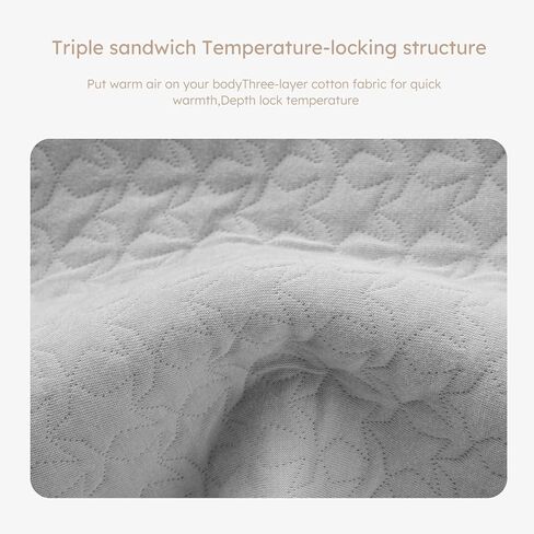 كيس نوم الطفل 18-24 شهرًا 1.0 TOG Baby BLANDLANT COTTON SLEAIN SACK كيس نوم مبطن مع سحاب ثنائي الاتجاه لطفل صغير أخضر in Kuwait