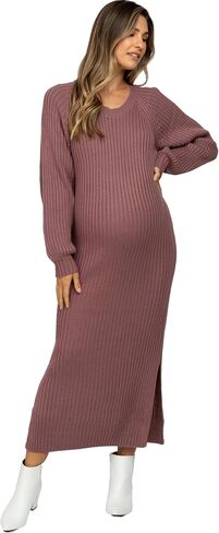 Pinkblush Side Slit Maternity Maxi Dress in Saudi Arabia