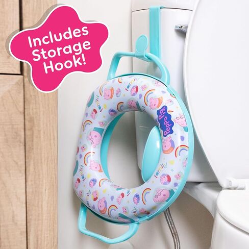 Peppa Pig Soft Potty Potty Poalet Set ، تدريب قعادة الطفل ، آمن وسهل التنظيف in Saudi Arabia