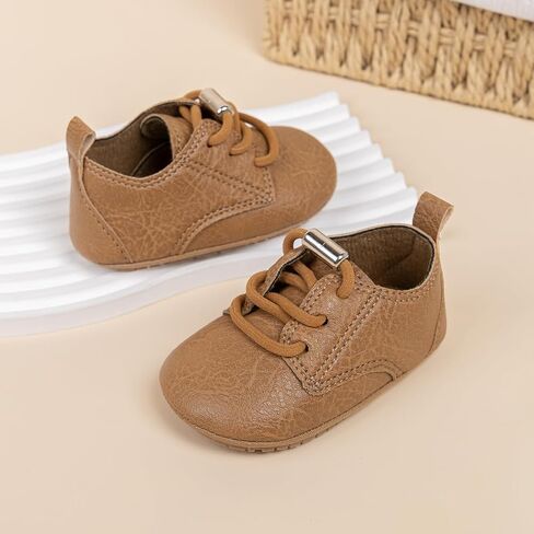 Lonsoen Baby Oxford Dress Shoes Infant Toddler Wingtip Crib أحذية المشي الأولى in Kuwait