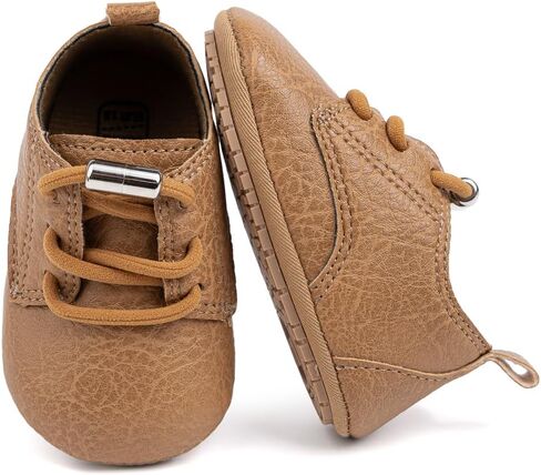 Lonsoen Baby Oxford Dress Shoes Infant Toddler Wingtip Crib أحذية المشي الأولى in Kuwait