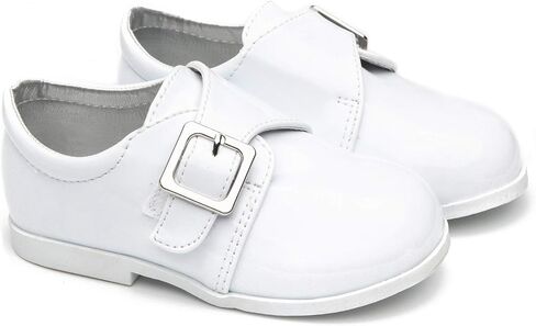 Leatherette Strap School Dress Shoe (Infant/Toddler Boys) in Saudi Arabia