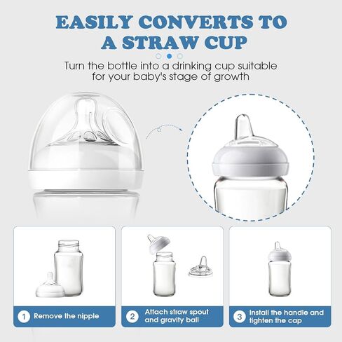 Sippy Spout Nipples for Philips Avent Natural Baby Bottles – Soft Silicone Trainer Nipple for 6M+ Babies, BPA-Free, Spill-Resistant, Pack of 4 in Saudi Arabia