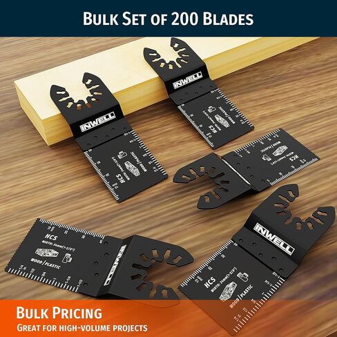 3pcs Titanium Oscillating Tool Saw Blades, Quick Release for Cutting Construction Wood, Plastic, and Metal. Compatible with Dewalt, Bosch, Milwaukee, Ryobi, and More! in Saudi Arabia
